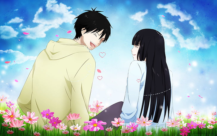 Couple anime at bed of flowers digital wallpaper, Anime, Kimi Ni Todoke, HD  wallpaper | Wallpaperbetter