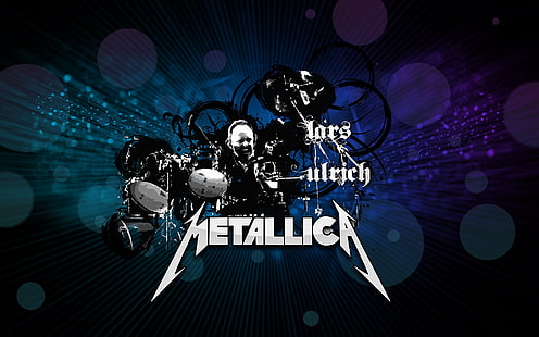 Tapeta Metallica, metallica, bęben, nazwa, grafika, czcionka, Tapety HD HD wallpaper