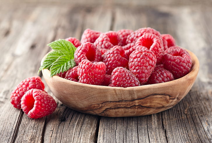 Food, Raspberry, Berry, Fruit, HD wallpaper