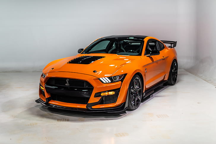 Mustang, Ford, Shelby, GT500, 2020, Fondo de pantalla HD