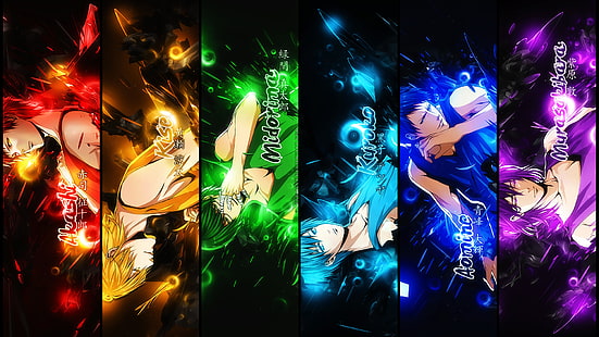 Papel de parede de Koroku No Basket, Anime, Basquete de Kuroko, Atsushi Murasakibara, Daiki Aomine, Ryōta Kise, Seijūrō Akashi, Shintarō Midorima, Tetsuya Kuroko, HD papel de parede HD wallpaper