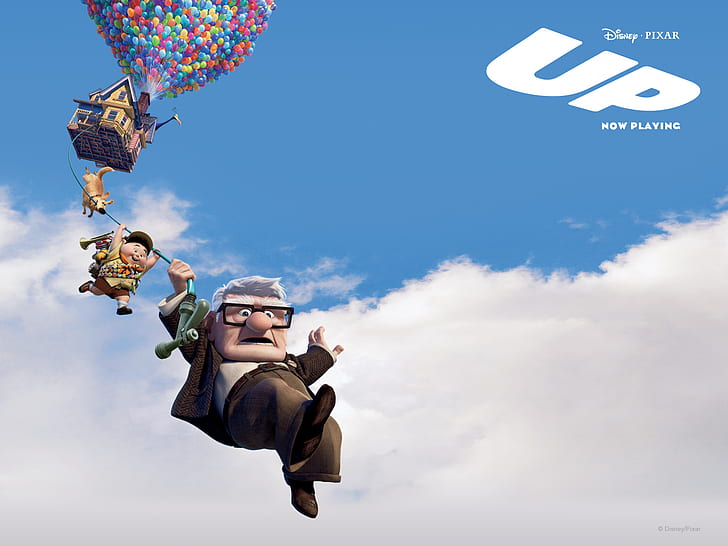 Pixar's UP (2009) Movie Official HD, movie, movies, s, up, 2009, pixar, pixars, 039, official, HD wallpaper