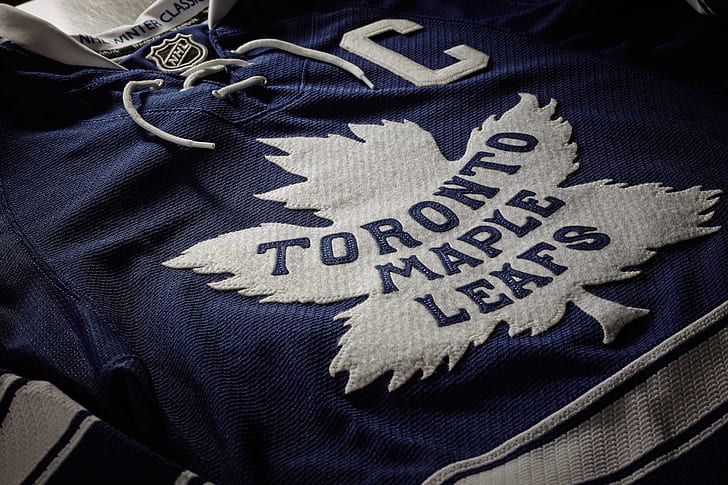 Hóquei, Toronto Maple Leafs, Emblema, Logotipo, NHL, HD papel de parede