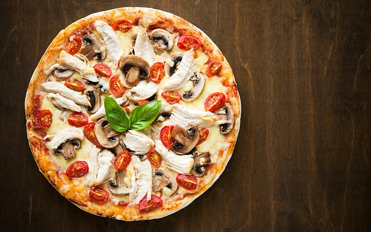 Food, Pizza, HD wallpaper