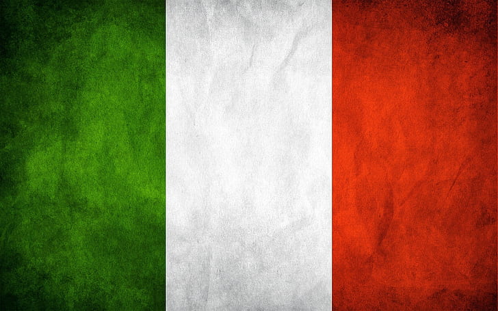 Bendera Italia, latar belakang, hijau, merah, bendera Italia, Wallpaper HD