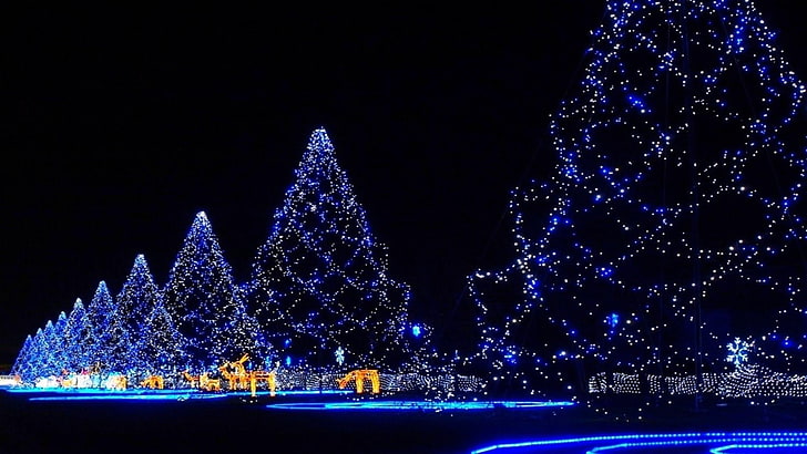boże narodzenie, światła, Boże Narodzenie, lampki choinkowe, uroczystość, Tapety HD