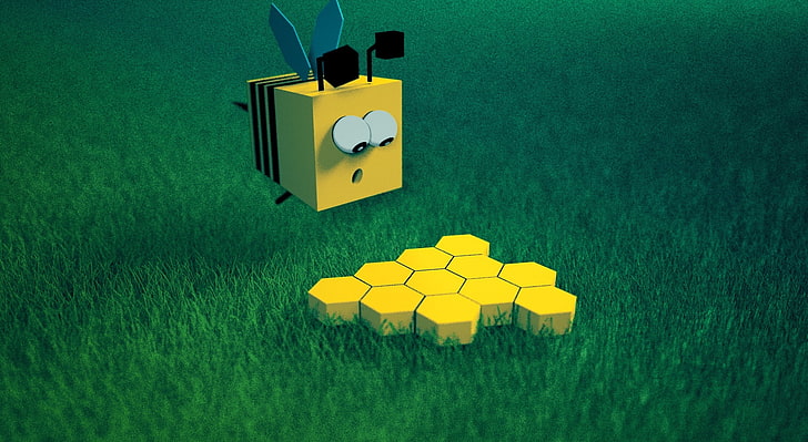 عسل النحل ، فني ، ثلاثي الأبعاد، خلفية HD