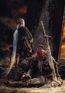 fantasy art, Slave Knight Gael, Dark Souls, Dark Souls III, Sfondo HD HD wallpaper