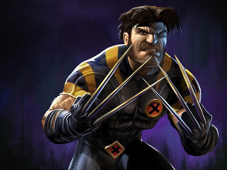 Marvel X-Men Wolverine digital tapet, Wolverine, X-Men, Marvel Comics, HD tapet