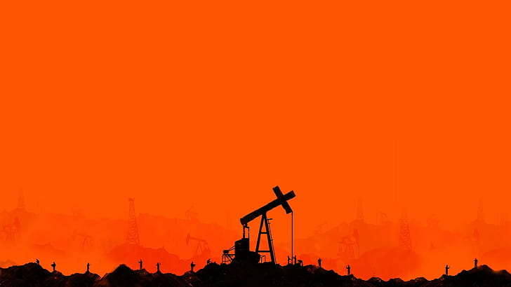 cross, Movie Poster, movies, oil pump, Orange, poster, There Will Be Blood, HD wallpaper