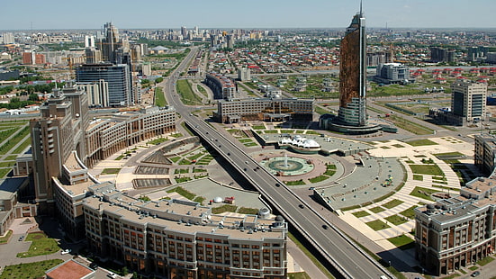 град, Астана, Казахстан, HD тапет HD wallpaper