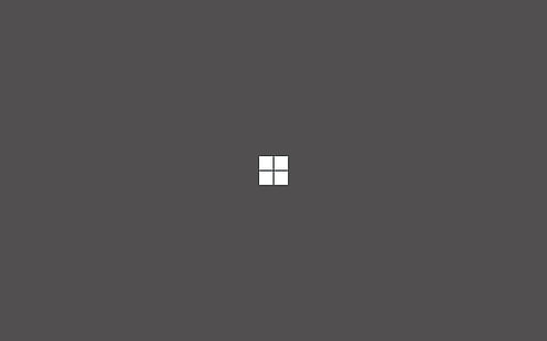 Windows 10, Microsoft Windows, операционная система, минимализм, логотип, простой фон, HD обои HD wallpaper