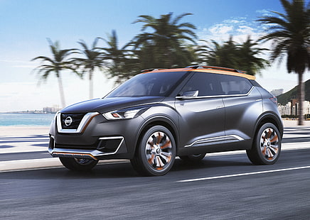 Nissan Kicks, SUV, crossover, recensione, test drive, noleggio, acquisto, Sfondo HD HD wallpaper