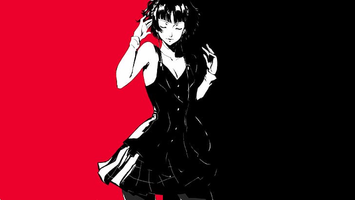 Anime, Anime Girls, Videospiele, JRPGs, Makoto Niijima, Persona 5, Persona-Serie, Shin Megami Tensei-Serie, HD-Hintergrundbild