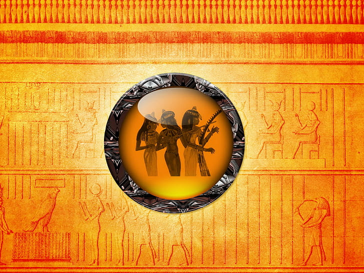 Ancient Gods HD, abstrakcja, 3d, starożytne, bogowie, Tapety HD
