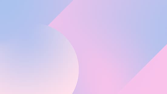 pastello, colorato, minimalismo, Windows 10, vysakhjanan, gradiente morbido, Sfondo HD HD wallpaper