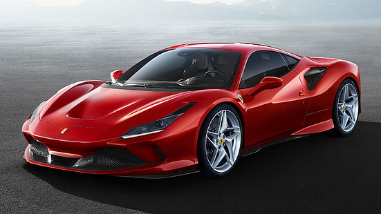 Ferrari, Ferrari F8 Tributo, samochód, czerwony samochód, samochód sportowy, Tapety HD HD wallpaper