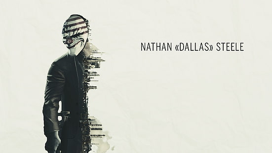 Nathan Dallas Steele, gry wideo, Payday 2, Payday: The Heist, Dallas, True Detective, Tapety HD HD wallpaper