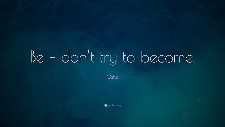 motivational, simple background, blue background, text, quote, Osho, HD wallpaper