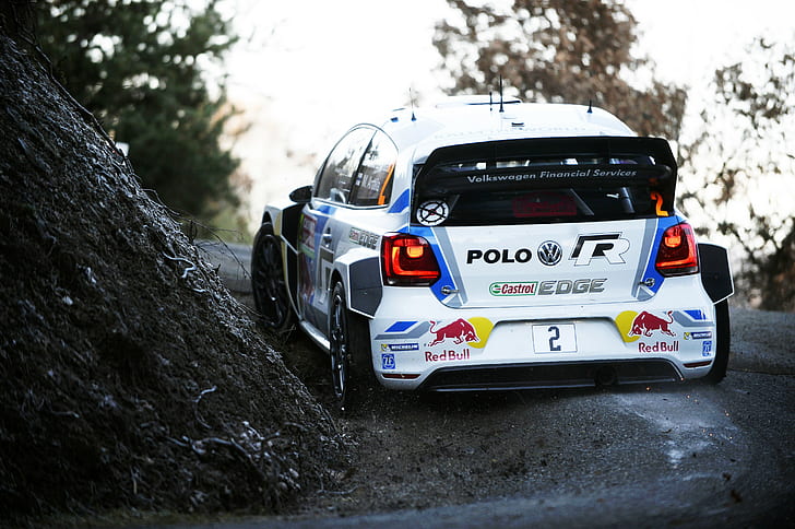فولكس فاجن ، بولو ، WRC ، رالي ، فولكس فاجن بولو أبيض ، سيارات s HD ، s ، خلفيات عالية الدقة ، سيارات، خلفية HD
