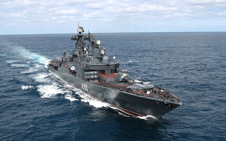 Zerstörer, russische Marine, Udaloy-Klasse, HD-Hintergrundbild