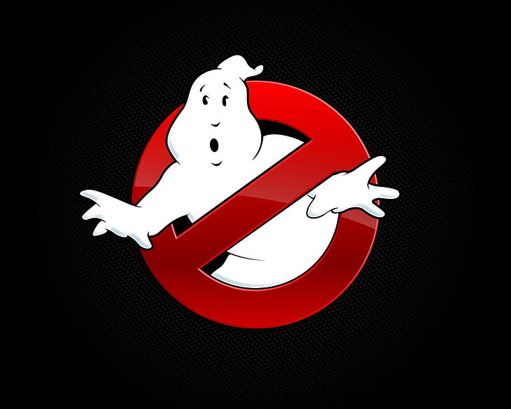 Ghostbusters, logo, movies, HD wallpaper