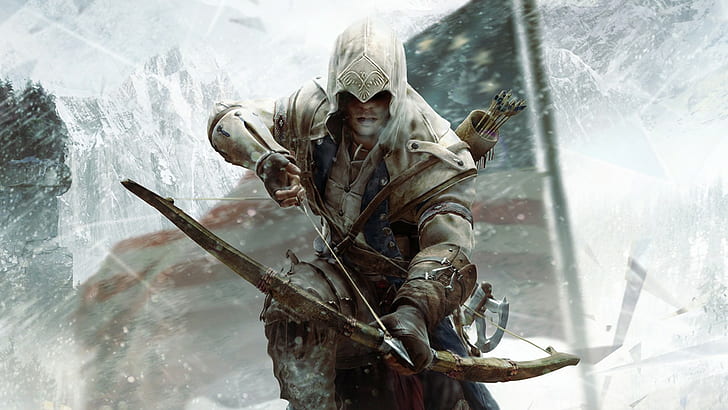 Assassin's Creed, Assassin's Creed III, видео игри, HD тапет