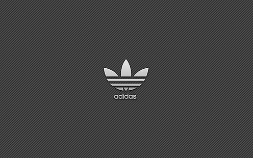 아디다스 간단한 로고 배경, 브랜드, 신발, HD 배경 화면 HD wallpaper