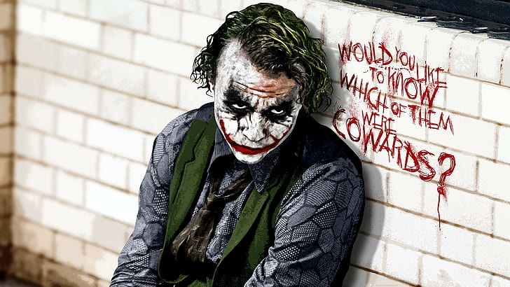 Batman, Joker, movies, The Dark Knight, Heath Ledger, HD wallpaper |  Wallpaperbetter
