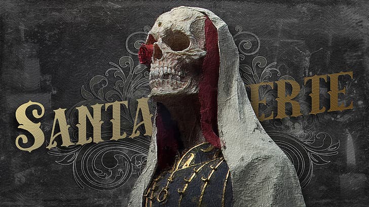 멕시코 산타 무에르테, 해골, 죽음(캐릭터), HD 배경 화면