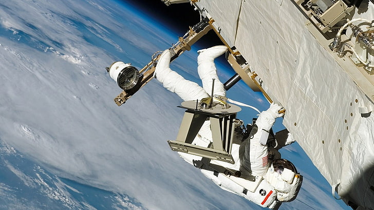 Astronaut, Weltraum, Astronaut, Erde, HD-Hintergrundbild