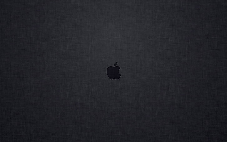 тапет, мъничка, ябълка, лого, тъмно, HD тапет