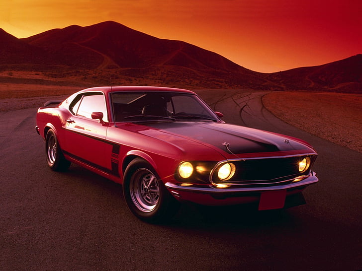 1969, 302, Chef, Klassiker, Ford, Muskel, Mustang, HD-Hintergrundbild