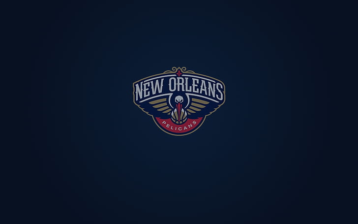 Basketbol, ​​New Orleans Pelikan, Logo, NBA, HD masaüstü duvar kağıdı