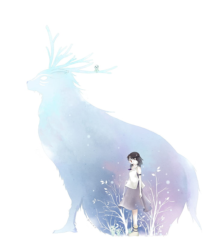 аниме, Studio Ghibli, Princess Mononoke, HD тапет, тапет за телефон