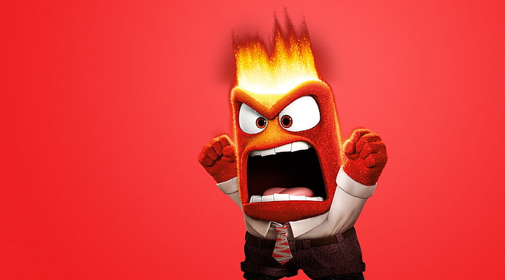 Inside Out 2015 Anger - Disney, Pixar, Anger from Inside Out papel de parede, Desenhos animados, Outros, Interior, Disney, pixar, raiva, 2015, HD papel de parede