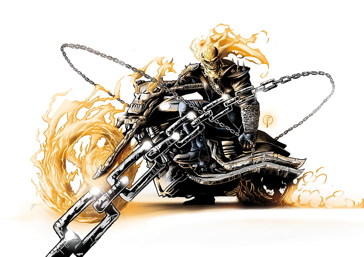 Ghost Rider Illustration Hd Wallpapers Free Download Wallpaperbetter