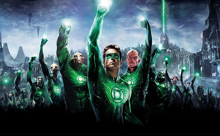 Green Lantern Movie 2011, Corpo delle lanterne verdi, Film, Altri film, film, 2011, lanterna verde, lanterna verde 2011, film lanterna verde, Sfondo HD