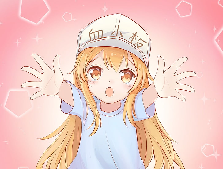 Anime, Cells at Work !, Fille, Platelet (Cells at Work!), Fond d'écran HD