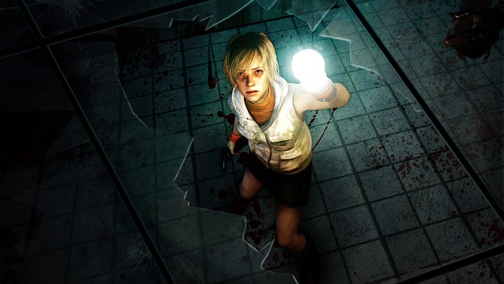 gilet blanc pour femme, Silent Hill 3, Silent Hill, jeux vidéo, Fond d'écran HD