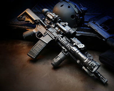 szturmowy, pistolet, wojsko, pistolet, karabin, snajper, broń, Tapety HD HD wallpaper