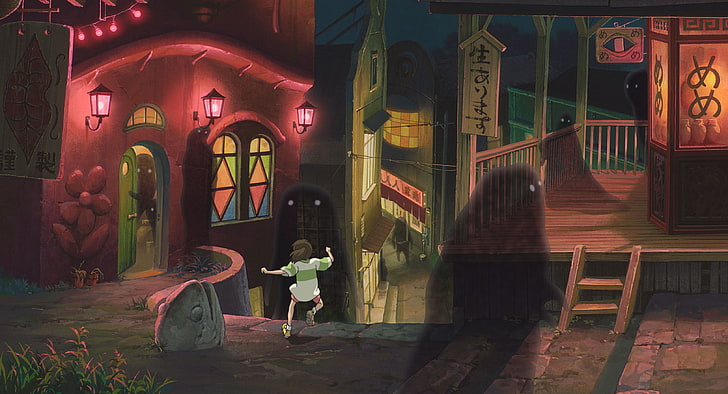Studio Ghibli, Ruhların Kaçışı, anime, anime girls, HD masaüstü duvar kağıdı