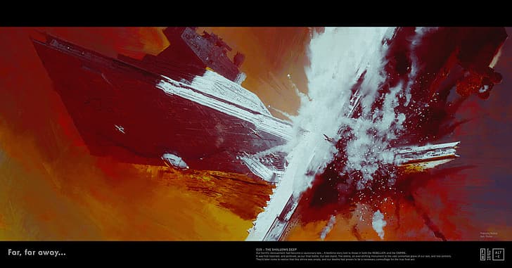 Star Destroyer, Star Wars, science fiction, artwork, Imperial Forces, HD wallpaper
