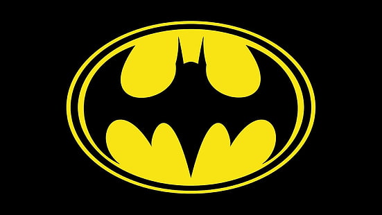 logotipo de batman batman negro, Fondo de pantalla HD HD wallpaper