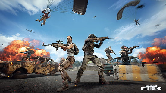 PlayerUnknowns Battlegrounds Game Poster ، غطاء لعبة PUBG، خلفية HD HD wallpaper