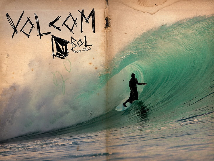 Volcom poster, Sports, Surfing, Sport, Water, HD wallpaper