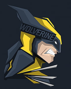 Seni digital Wolverine, pahlawan super, Wolverine, X-Men, Wallpaper HD HD wallpaper