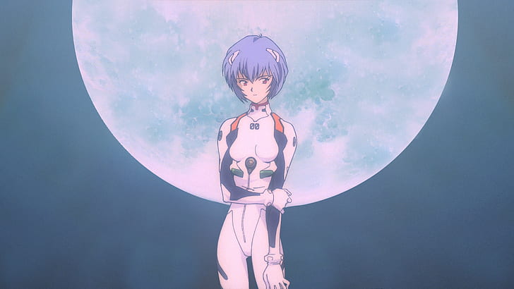 Ayanami Rei, Neon Genesis Evangelion, Anime Girls, HD-Hintergrundbild