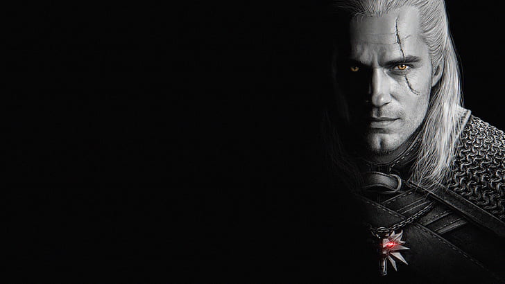Henry Cavill, Geralt de Rivia, The Witcher, Fond d'écran HD