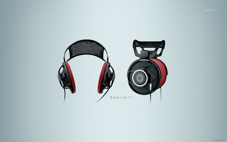 Headphones, Sony, Qualia010, Membranes, Background, HD wallpaper